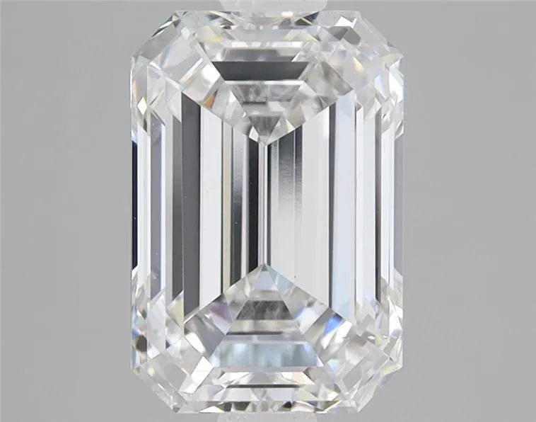 3.00ct Emerald Lab Grown Diamond (Colour F, Clarity VS2, IGI Certified)