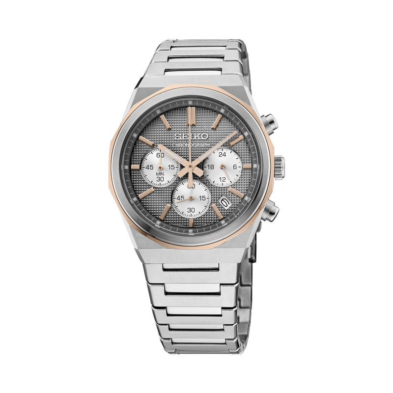 Seiko Sports Chronograph with Gunmetal Grey Dial #HGK002