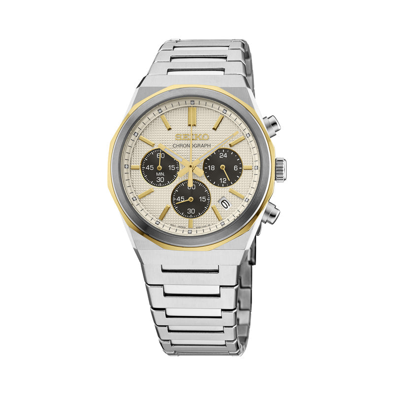 Seiko Sports Chronograph with Champagne Dial #HGK001