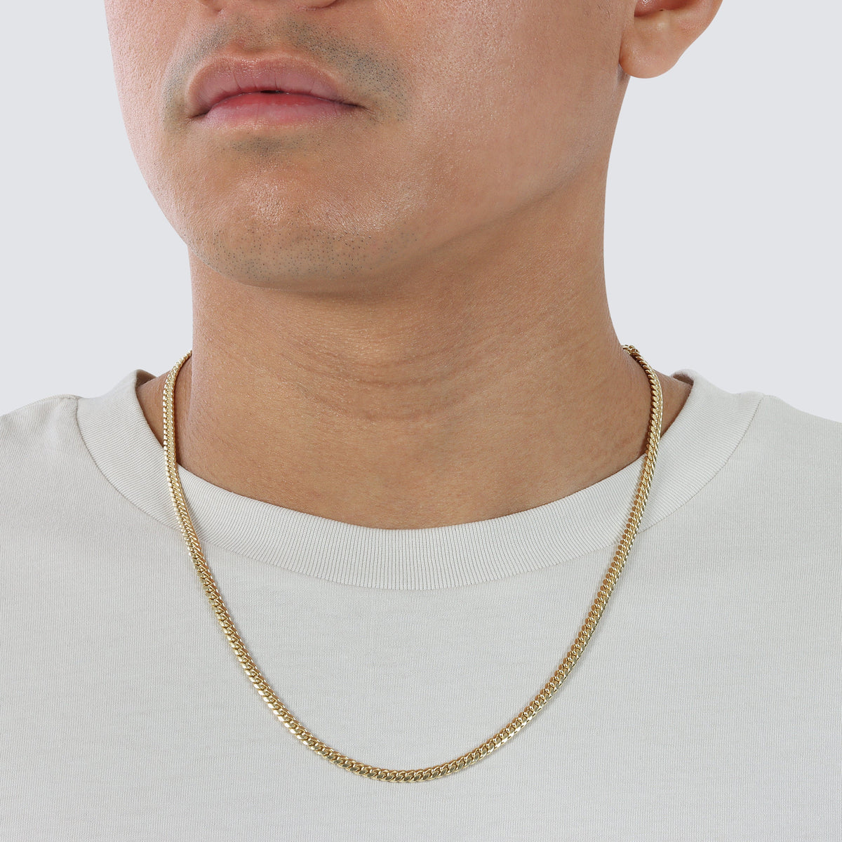 4.0MM Miami Cuban Chain (Solid Gold)