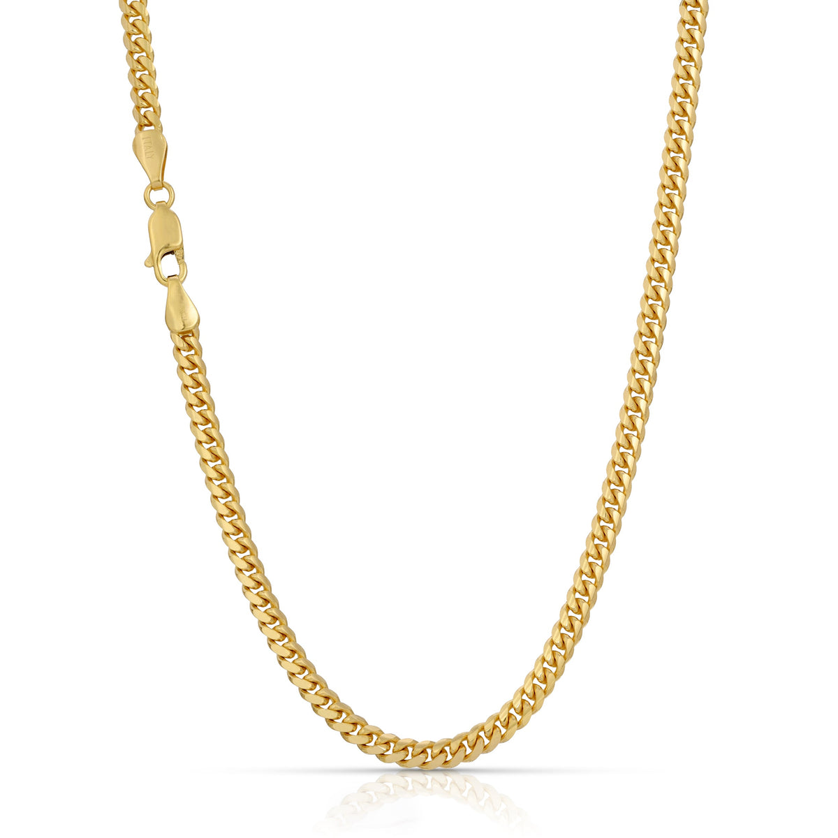 4.0MM Miami Cuban Chain (Solid Gold)