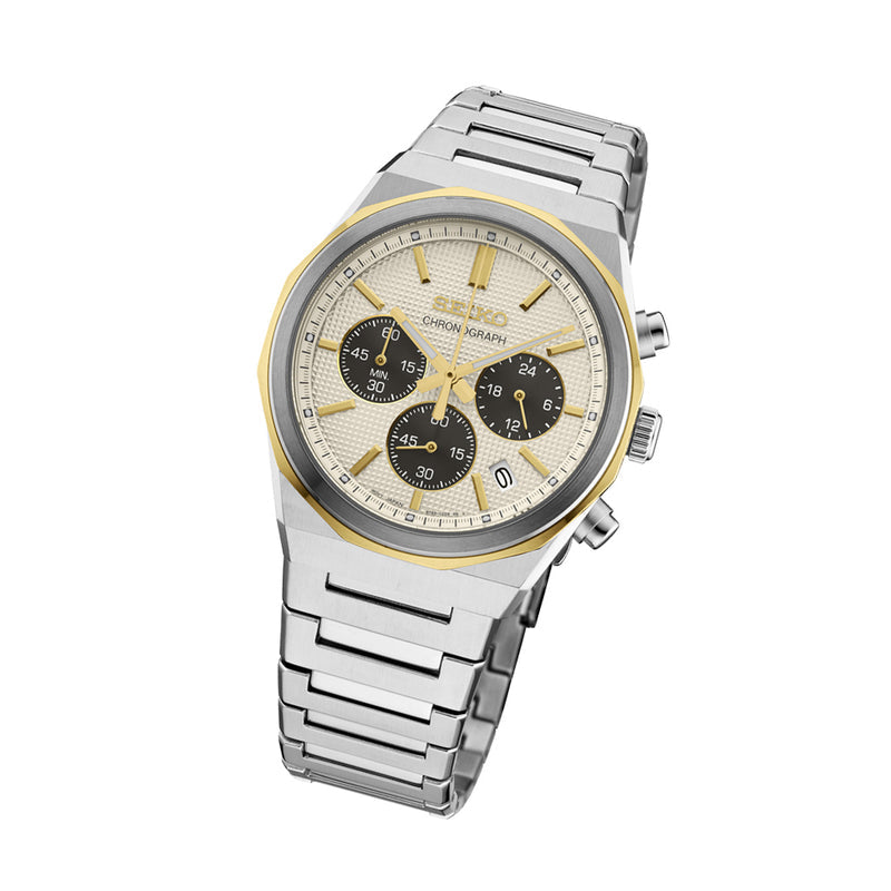 Seiko Sports Chronograph with Champagne Dial #HGK001