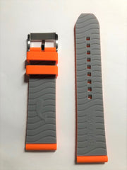 Bulova Marine Star 24mm 98A226 orange rubber band strap
