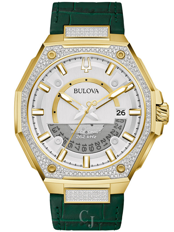 Bulova Precisionist Series X Pavé Diamond Dial Men’s Watch 98J121