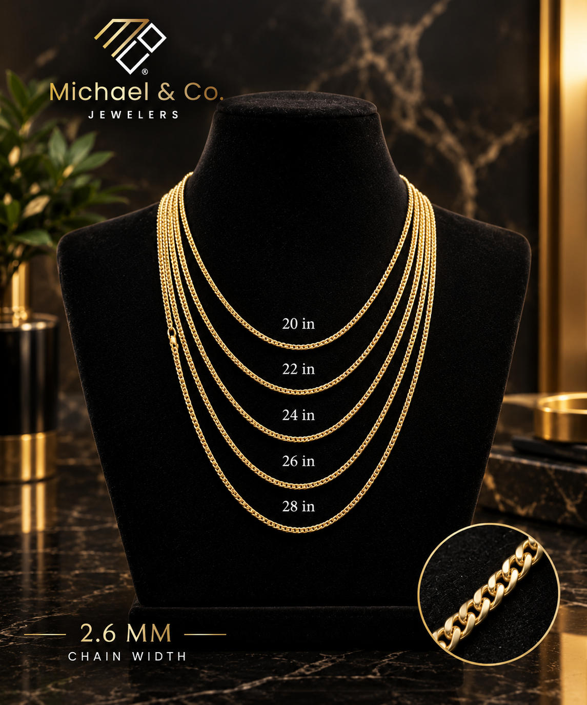 Italian 14k Solid Two Tone Solid Prism Cut Franco Chain Necklace.
