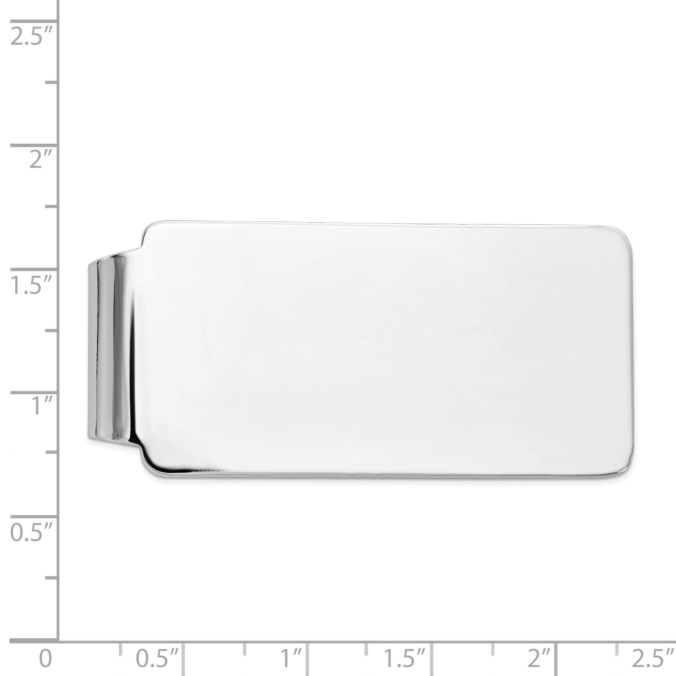 14k White Gold Money clip