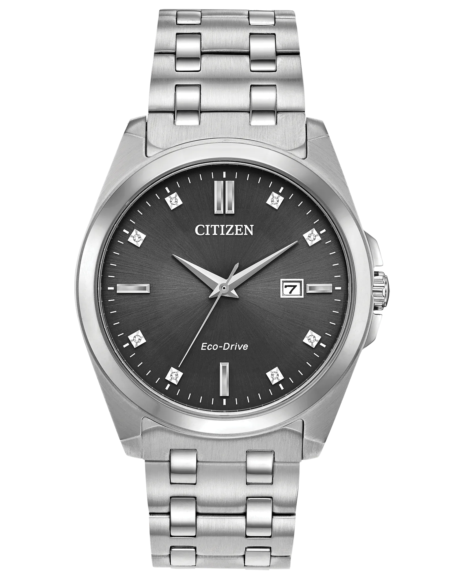 Citizen Corso Eco-Drive Gray Dial Stainless Steel Watch | CITIZEN