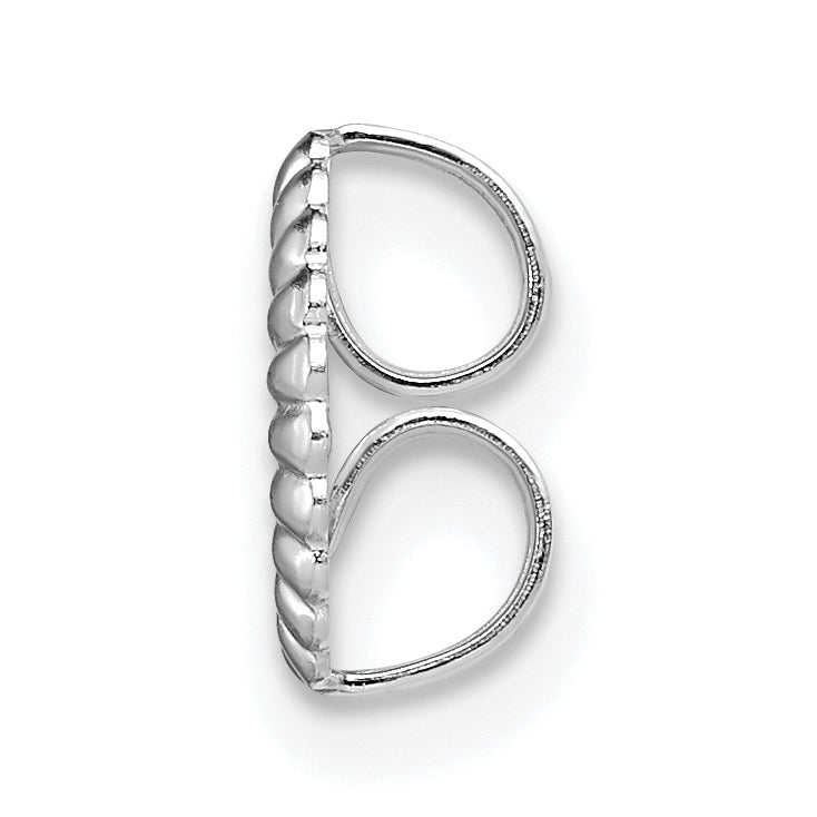 14k WG Single Ultra Heavy Friction Earring Nut