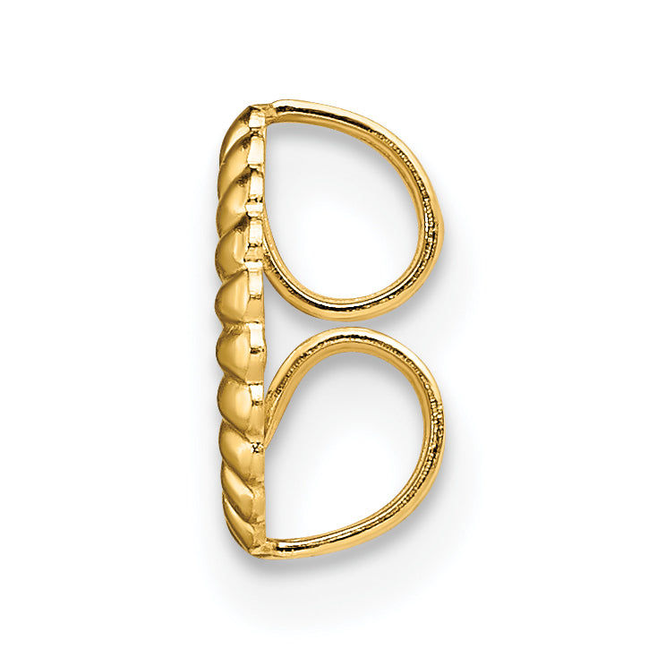 14k Single Ultra Heavy Friction Earring Nut Component