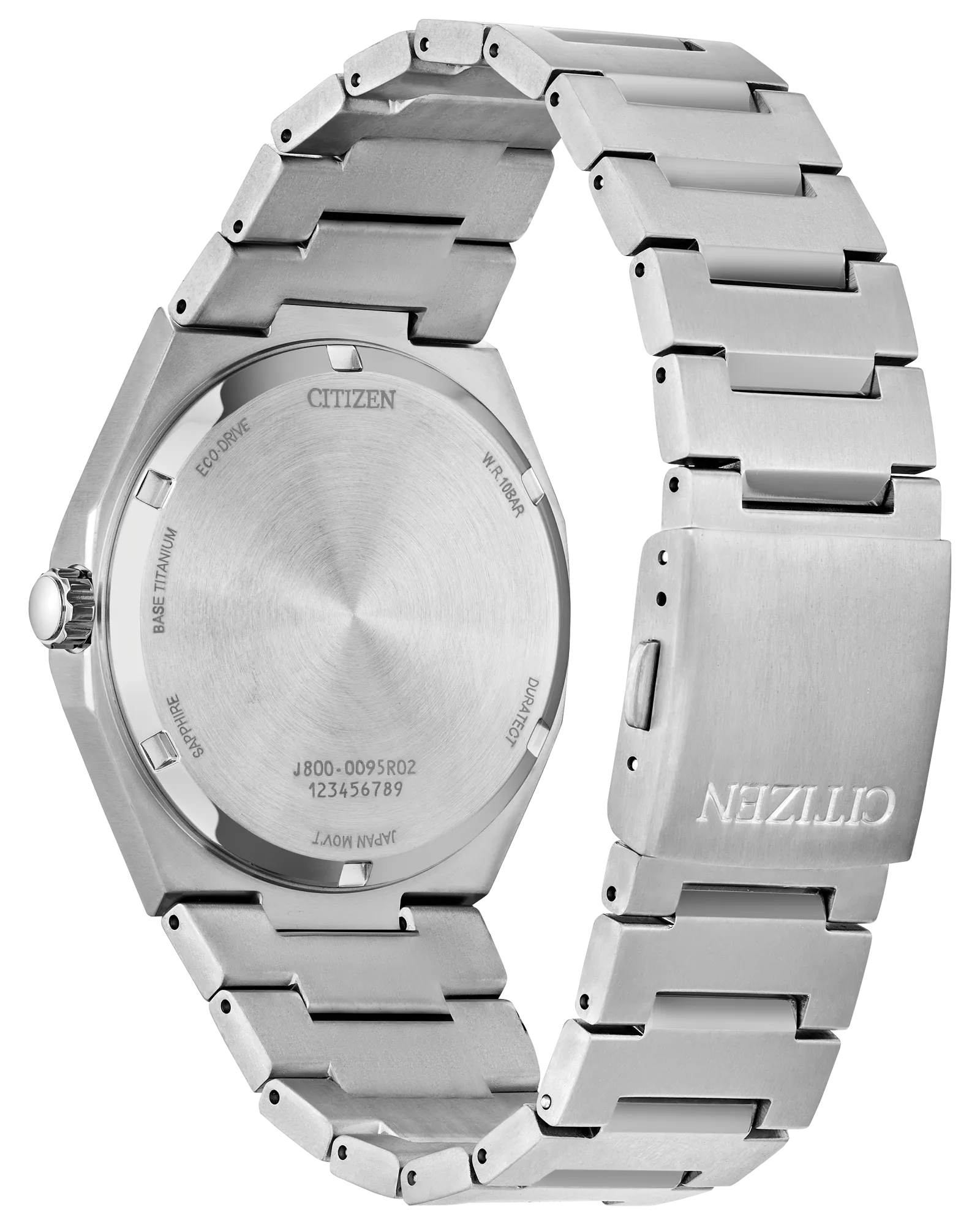 Zenshin Three-hand Green Dial Super Titanium Bracelet AW0130-85X | CITIZEN