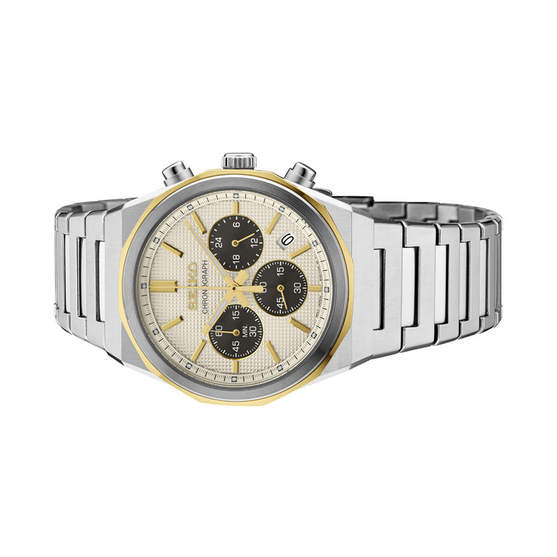 Seiko Sports Chronograph with Champagne Dial #HGK001