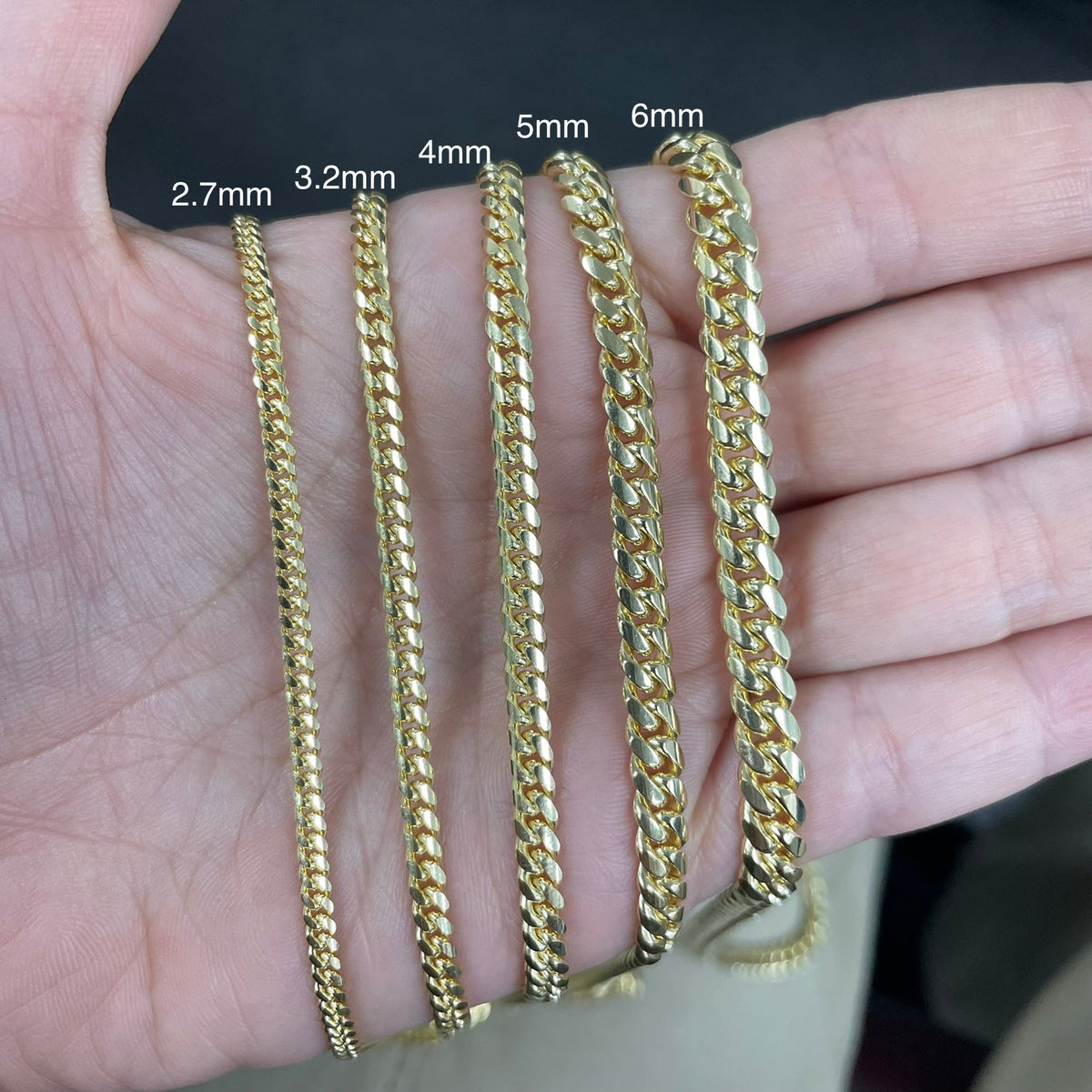 4.0MM Miami Cuban Chain (Solid Gold)